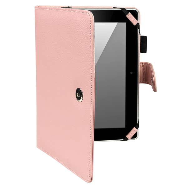 BasAcc Pink Leather Case for Amazon Kindle Fire HD 8.9-inch