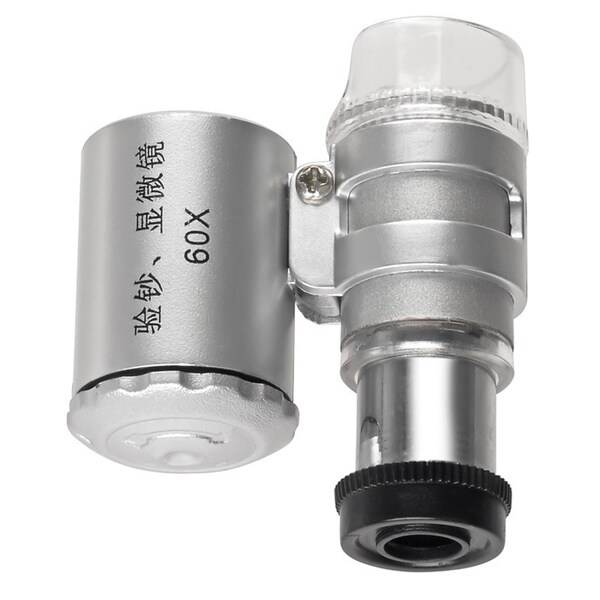 INSTEN 60X Magnifying LED Light Glass for Jeweler/ Stamps