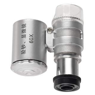 BasAcc 60X Magnifying LED Light Glass for Jeweler/Stamps