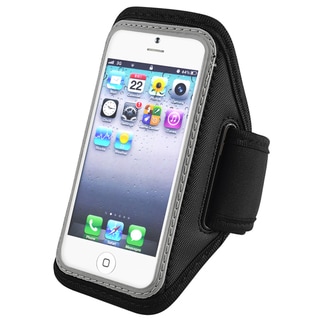 BasAcc Silver Deluxe ArmBand for Apple� iPhone 5/ iPod