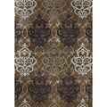 Hand-tufted Lionel Brown Wool Rug