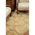 Hand-tufted Lionel Gold Wool Rug