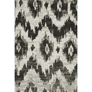 Lavern Ivory/ Charcoal Rug (3'9 x 5'6)