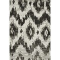 Lavern Ivory/ Charcoal Rug (3'9 x 5'6)