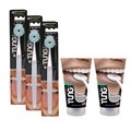 TUNG Tongue Brush & Gel Tube Value Pack (3 Brushes, 2 Gels)