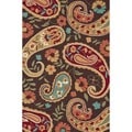 Hand-hooked Savannah Multi Rug (5'0 x 7'6)