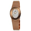 August Steiner Women's Quartz Oval Mesh Bracelet Watch