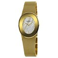 August Steiner Women's Quartz Oval Mesh Bracelet Watch