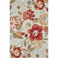 Hand-hooked Savannah Mist Rug (5'0 x 7'6)
