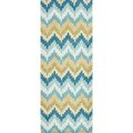 Hand-hooked Savannah Green Rug (2'0 x 5'0)
