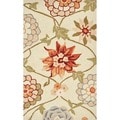 Hand-hooked Savannah Ivory Rug (2'3 x 3'9)