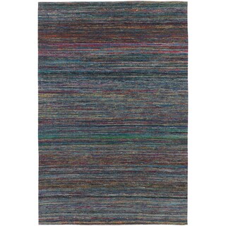 Mandara Hand-tufted Multicolor Silk Rug