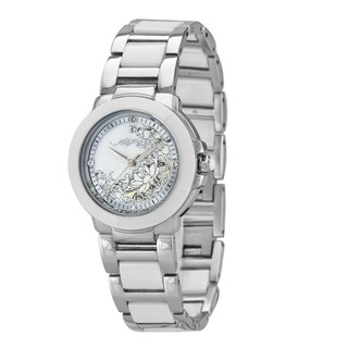 Ed Hardy Women's Ceramic Flower Watch