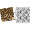 Sizzix DecoEmboss Embossing Folder 2.725"X2.375" by Vintaj-Moroccan Tile