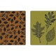 Sizzix Texture Fades Embossing Folders By Tim Holtz 2/Pkg-Leaves