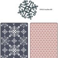 Sizzix Textured Impressions/Bonus Sizzlits By Basic Grey-Nordic Holiday Santa Lucia, Moguls