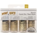 Wow! Glitter and Spark! Tinsel 4pk-Gold