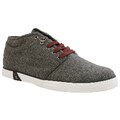 GBX Men's Charcoal French Wool Casual Shoes