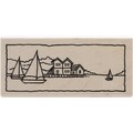 Stampendous Mounted Rubber Stamp 1-3/4"X4"-Sailboat Bay