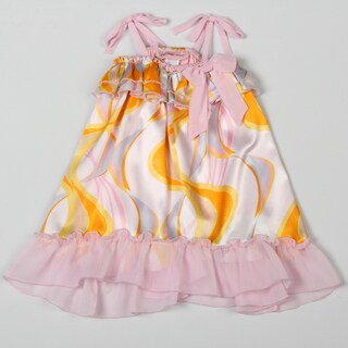 Paulinie Collection Girl's Swirl Sleeveless Dress (Size 2T)