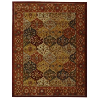 --->  Handmade Heritage Bakhtiari Multi/ Red Wool Rug (12' x 15')