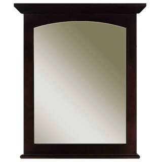 Water Creation Espresso Bathroom Vanity Mirror
