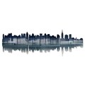 Ash Carl 'New York City Reflection' Metal Wall Art