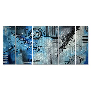 Buy Cheap Megan Duncanson 'Blue Divinity' Metal Wall Art