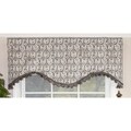 Swirl Twine Silver Cornice Valance