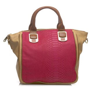 Steve Madden Bgammbit Embossed Snake Satchel