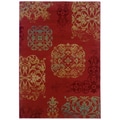 Arabesque Filigree Bronze Area Rug (9' x 12'2)