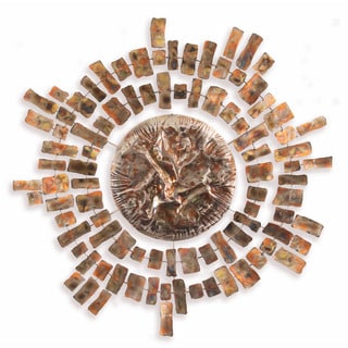 copper wall sculpture