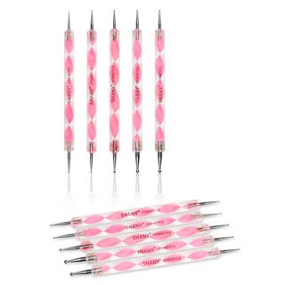 Shany Marbleizing and Dotting 5-piece Double-sided Pen Brush Set