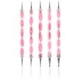 Shany Marbleizing and Dotting 5-piece Double-sided Pen Brush Set