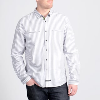 English Laundry by Christopher Wicks Men's 'The Aylesbury' Grey Stripe Shirt