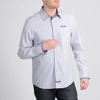English Laundry by Christopher Wicks Men's 'The Kingston' Grey Stripe Shirt