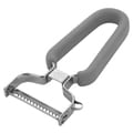 MIU Stainless Steel Julienne Peeler with Soft Grip