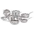 Cuisinart Multiclad Pro Triple Ply Perp Stainless 12-piece Cookware Set