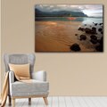 Kathy Yates 'Hanalei Bay at Dawn' Canvas Art
