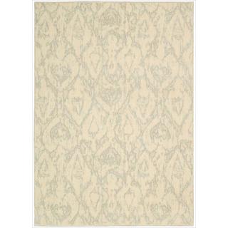 Buy Cheap Nepal Ivory/ Grey Rug (7'9 x 10'10)