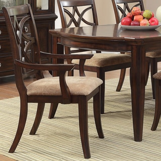 --->  TRIBECCA HOME Cheshire Rich Espresso 7-piece Traditional Dining Set