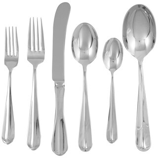 Ginkgo 'Patriot' 42-Piece Stainless Steel Flatware Set