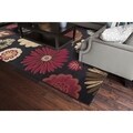 Kaleidoscope Black Rug (7'10 x 9'10)