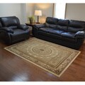 Aubusson Ivory Rug (5'3 x 7'7)