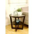 Orbicular Tempered Glass Kiki End Table