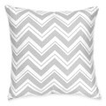 Sweet JoJo Designs Zig Zag Yellow and Grey Reversible 16-inch Decorative Pillow
