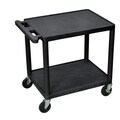 Offex Multi-Purpose Two-shelf Rolling Storage Cart with Electric