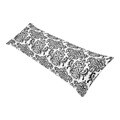 Sweet JoJo Designs Damask Full Length Double Zippered Body Pillow Cover
