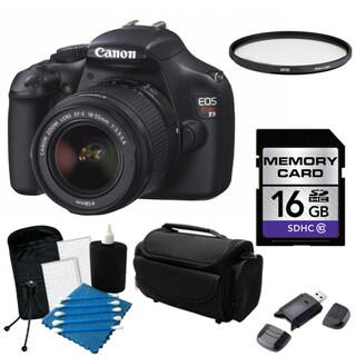 Canon EOS Rebel T3 Digital SLR Camera with 18-55mm IS II Lens Bundle
