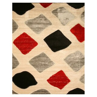 Paris Shaggy PR8170 Ivory Rug